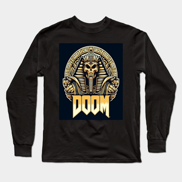 Doom Egyptian Pharaoh Collection 2# Long Sleeve T-Shirt by The Doom Guy